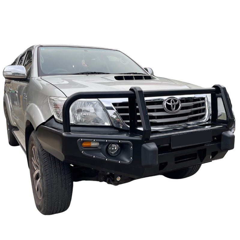 3 Loop Bull Bar and Skid Plate Set Suitable for Toyota Hilux N70 Vigo 2012-2015