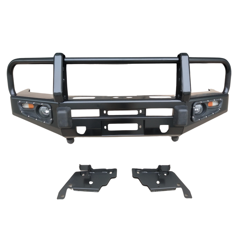 3 Loop Bull Bar and Skid Plate Set Suitable for Nissan Patrol Y61 2000-2004