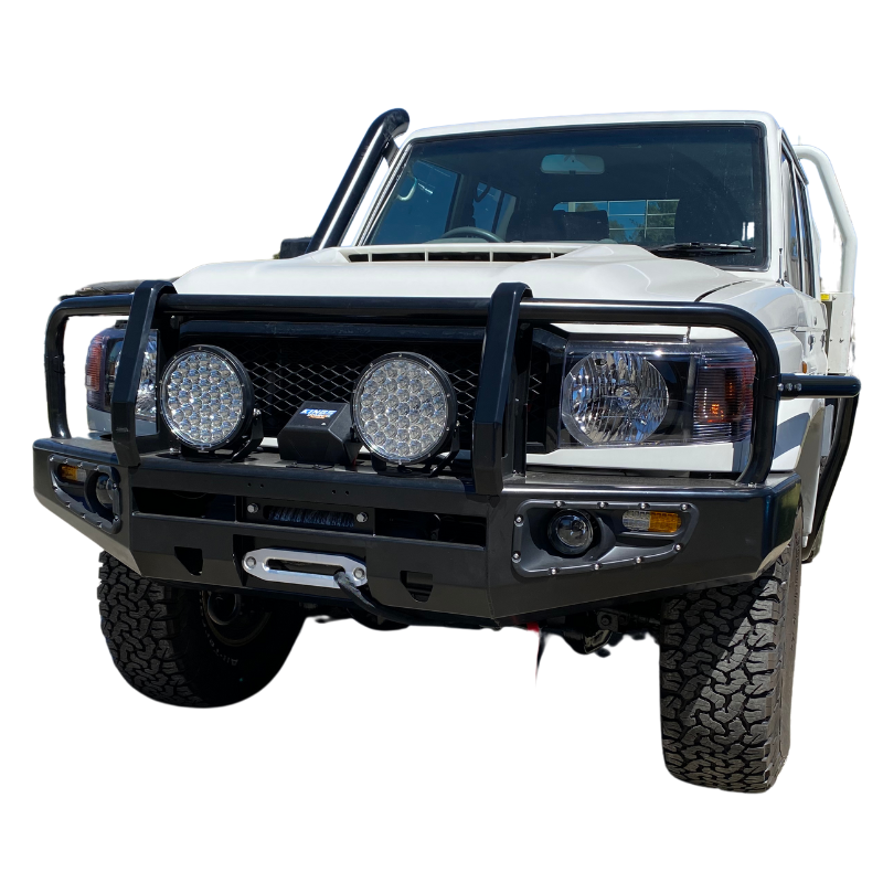 3 Loop Bull Bar & Skid Plate Set Assembly Suitable For Toyota Landcruiser 79 Series 2012-2024  (Dual Cab Only)