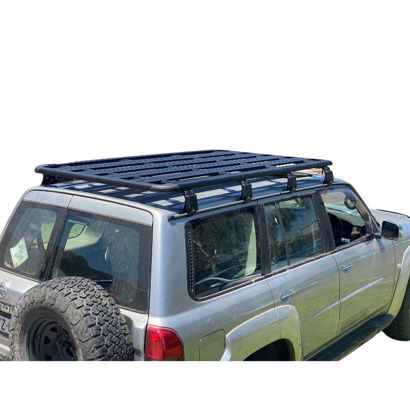 Ultimate Adventure Aluminium Flat Platform Wagon Cab Roof Rack Suitable For Nissan Patrol Y61