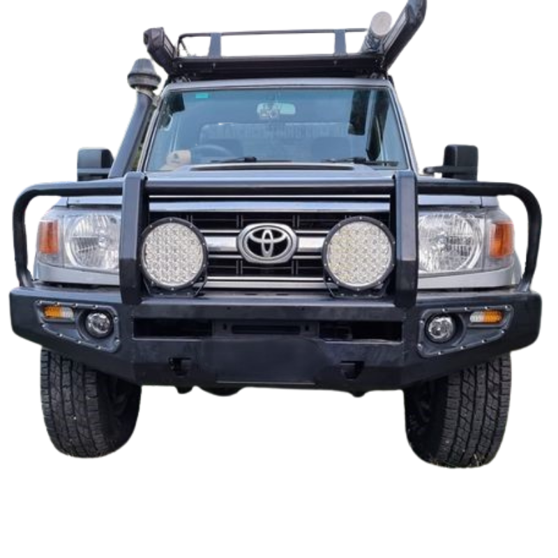 3 Loop Bull Bar and Skid Plate Set Suitable For Toyota Landcruiser 76/78/79 Series 2007 - 2016