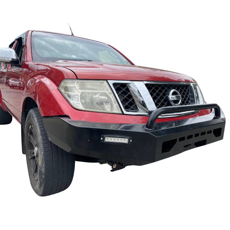 Single Loop Bull Bar & Skid Plate Set Suitable For Nissan Navara D40 2006-2011