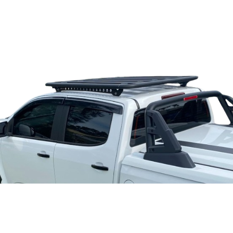 Upper Roof Rack Ultimate Adventure Aluminium Flat Platform Suitable For Holden Colorado Dual Cab
