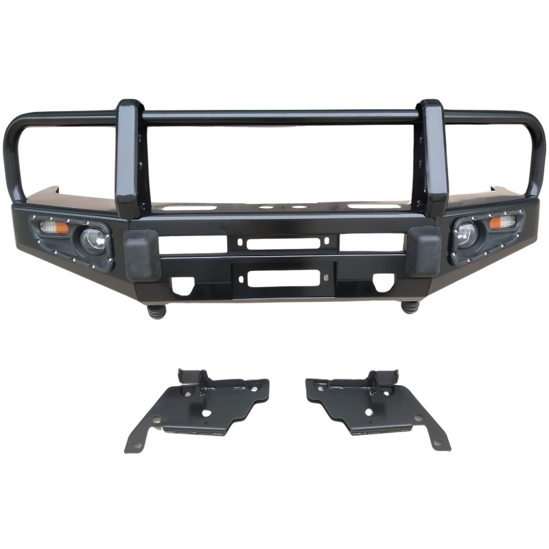 3 Loop Bull Bar and Skid Plate Set Suitable for Nissan Patrol 2005+