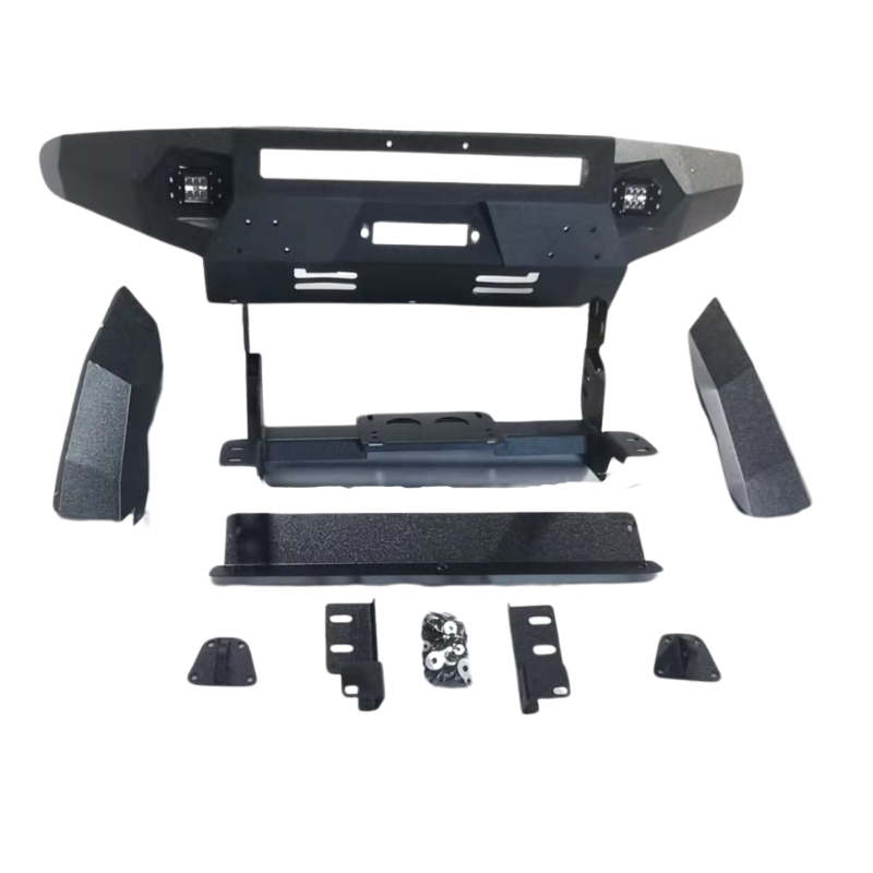 Front Loopless Bull Bar & Skid Plate Trim Panel Assembly Suitable For Toyota Land Cruiser 100 Series