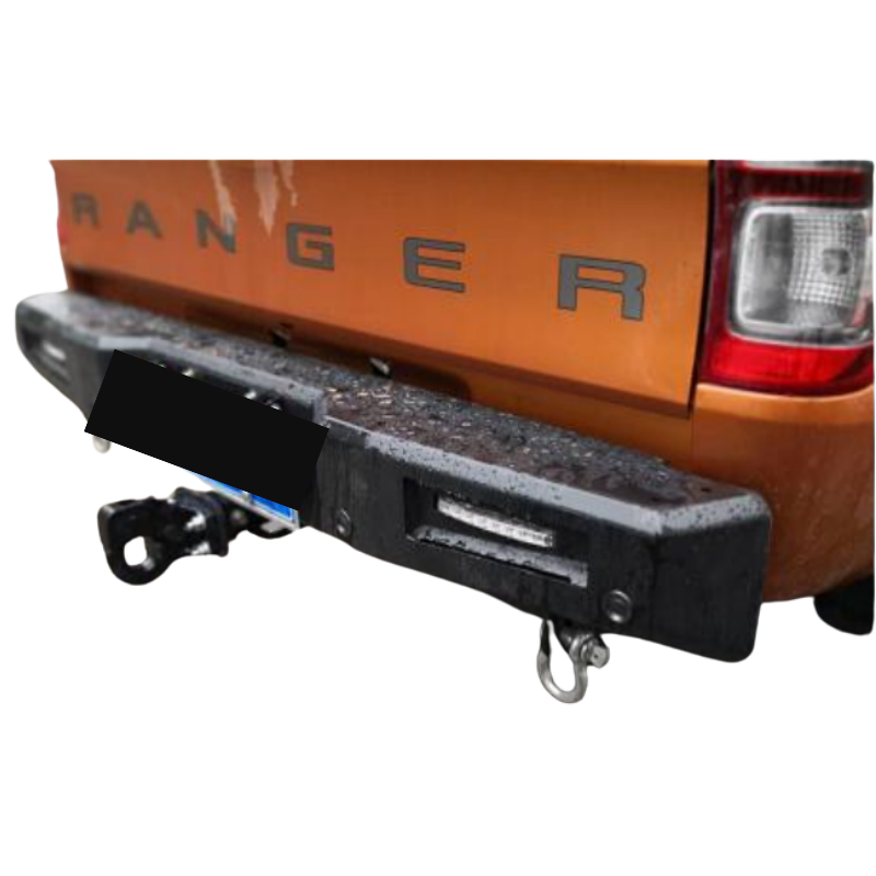 Rear Bumper Steel Bar With Mount Bracket Trim Panel Assembly Suitable For Ford Ranger T7