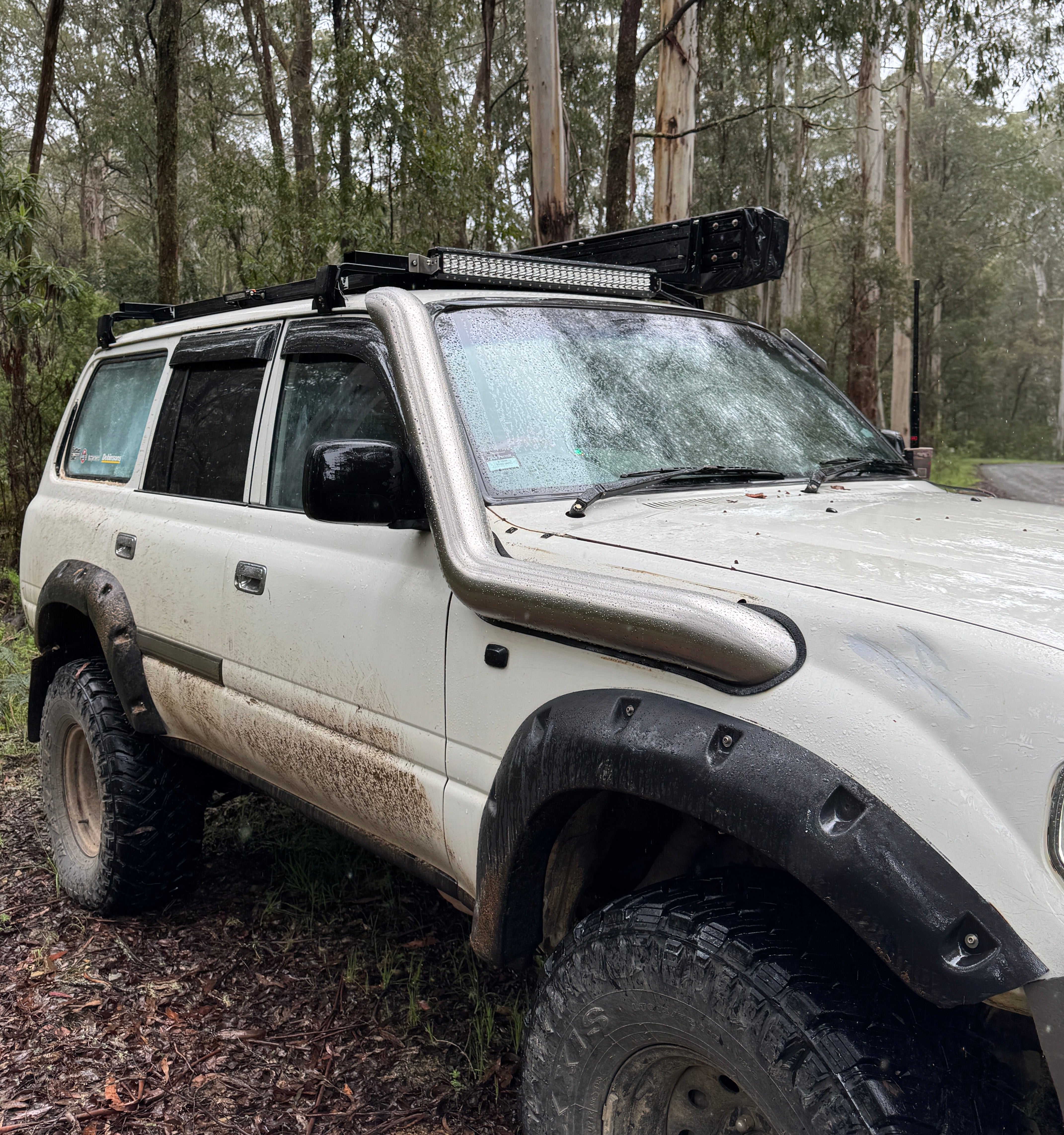Toyota 80 Series Landcruiser Long-Entry Snorkel (Cover-up)