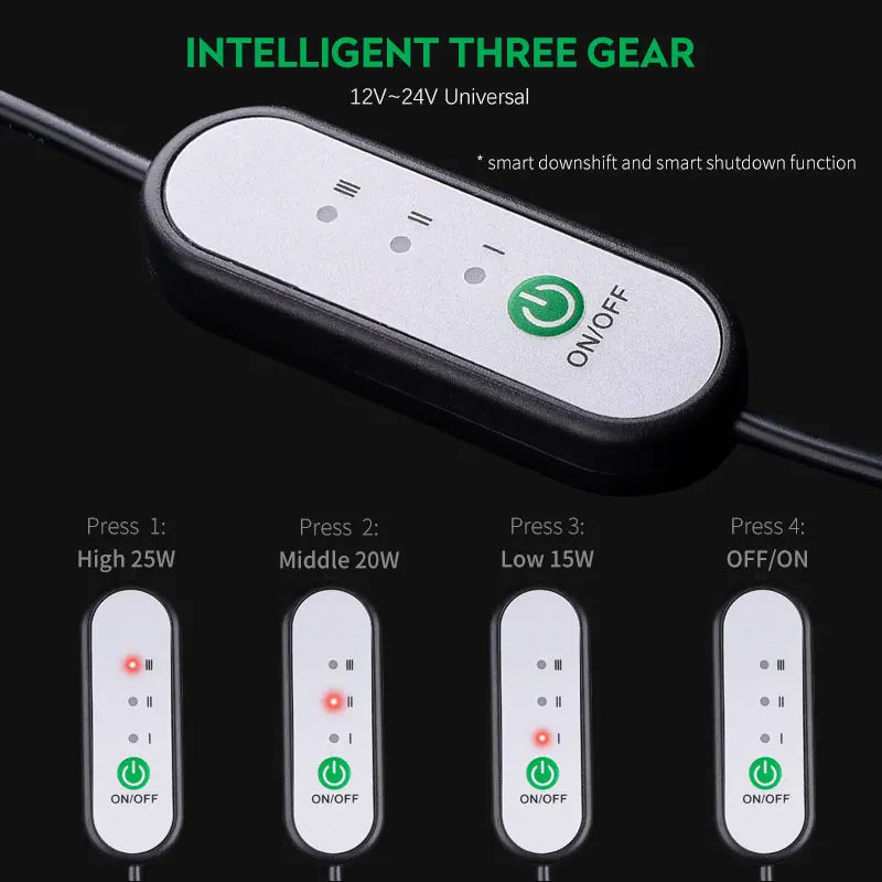 Fast Heating 12-24V Car Seat Cover Electric Heater 25W Flannel Winter Pad Cushion