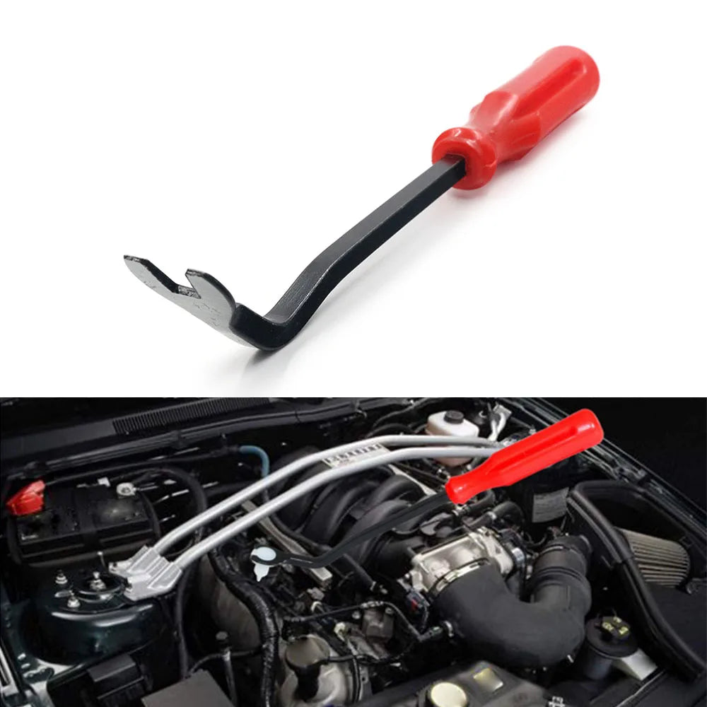 4-Piece Car Trim Removal Tool Kit – Panel, Clip, Dash, Door & Audio Pry Tools – Portable Auto Installer Set