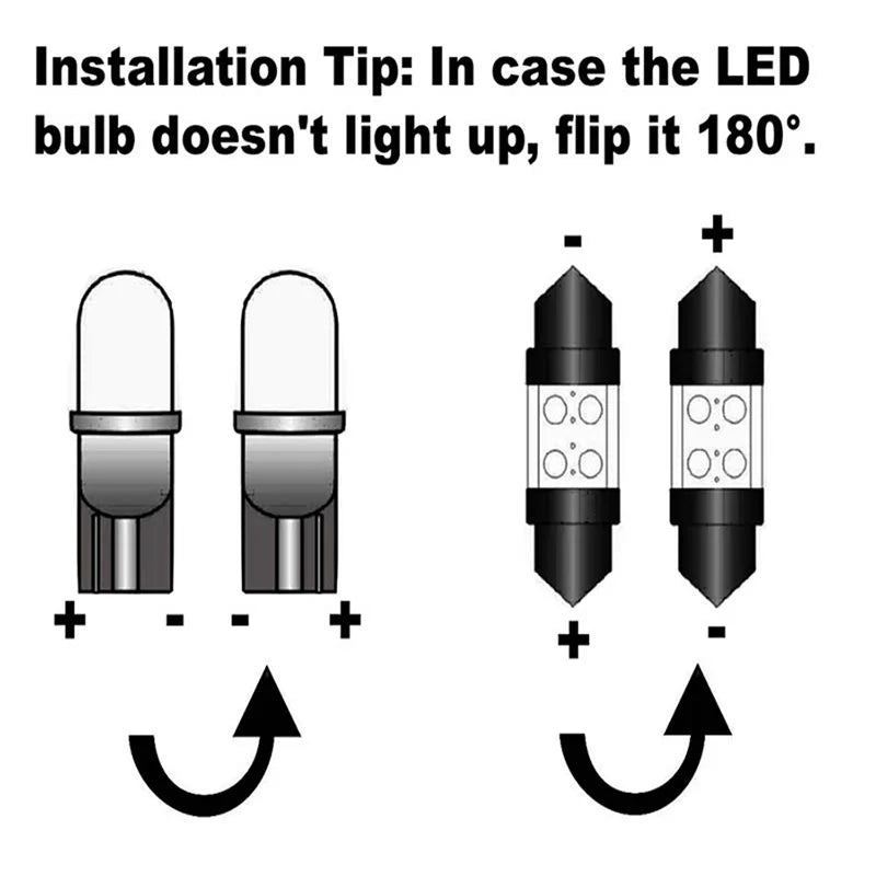 BADEYA 19PCS LED Interior Light Kit for Toyota Land Cruiser 100 Series (1998–2007) – Canbus Error-Free Dome, Map, Trunk & License Lamps