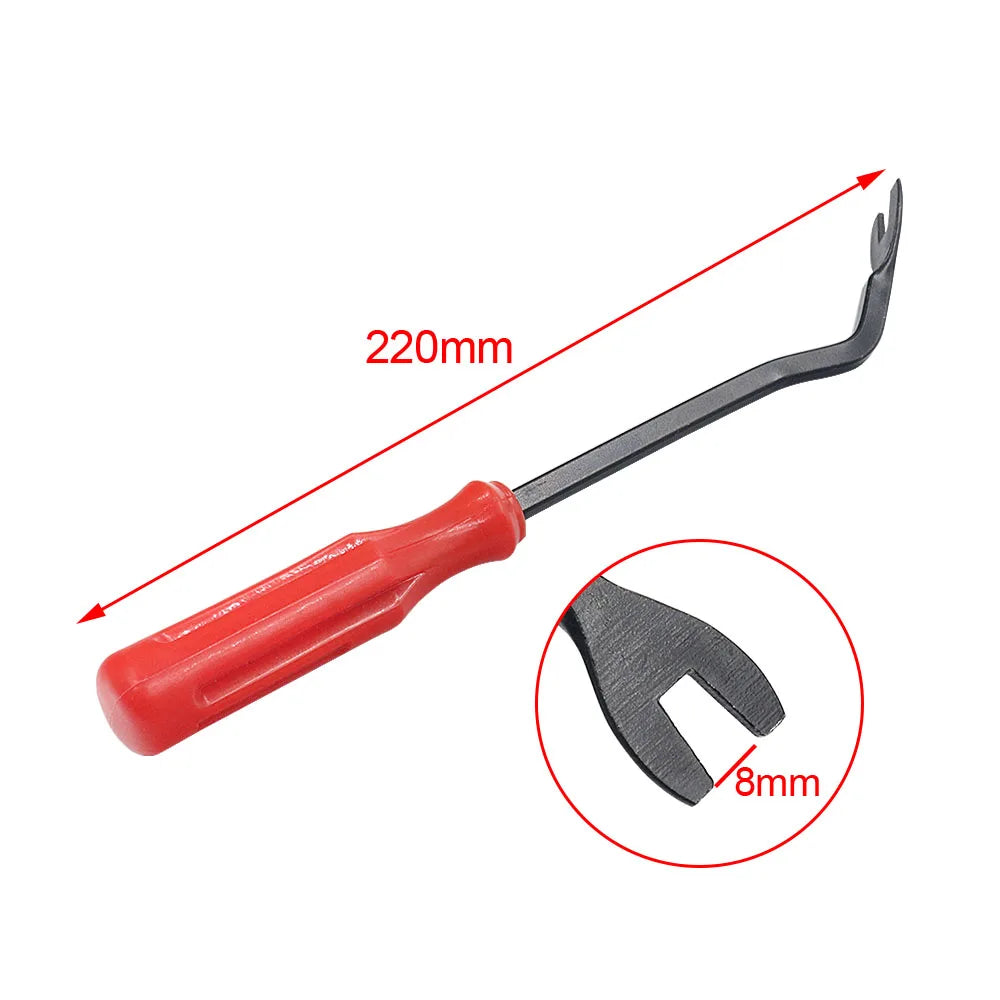 4-Piece Car Trim Removal Tool Kit – Panel, Clip, Dash, Door & Audio Pry Tools – Portable Auto Installer Set