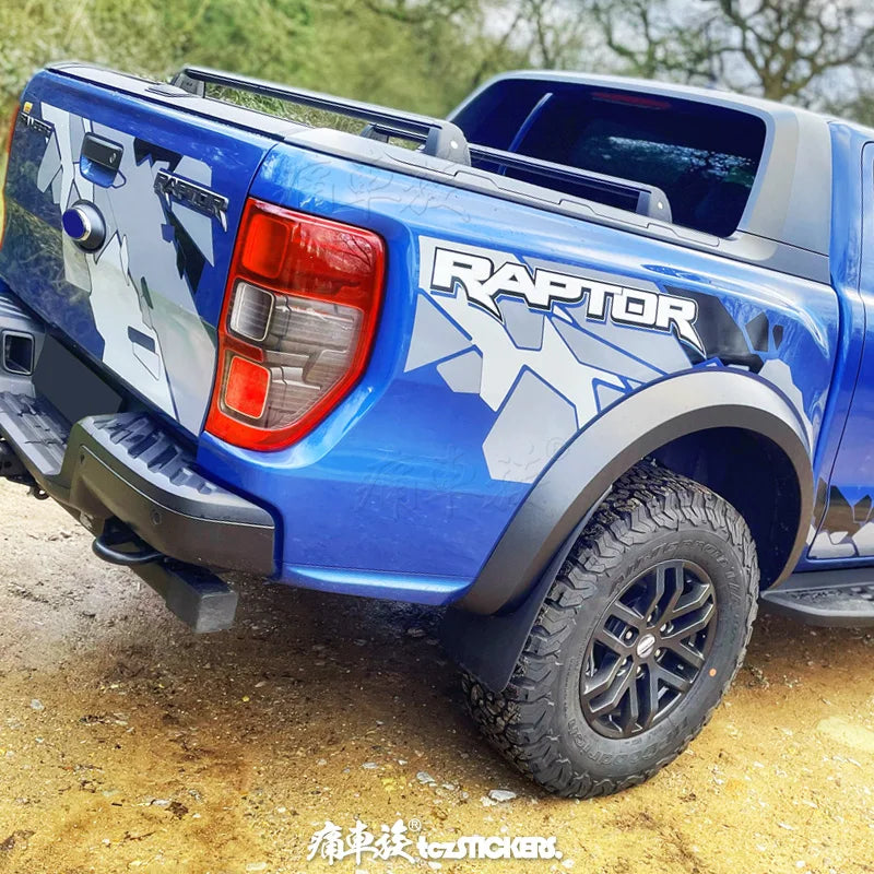 Ford Ranger Raptor Body Graphics Vinyl Decal Sticker Custom Off-Road Car Accessories