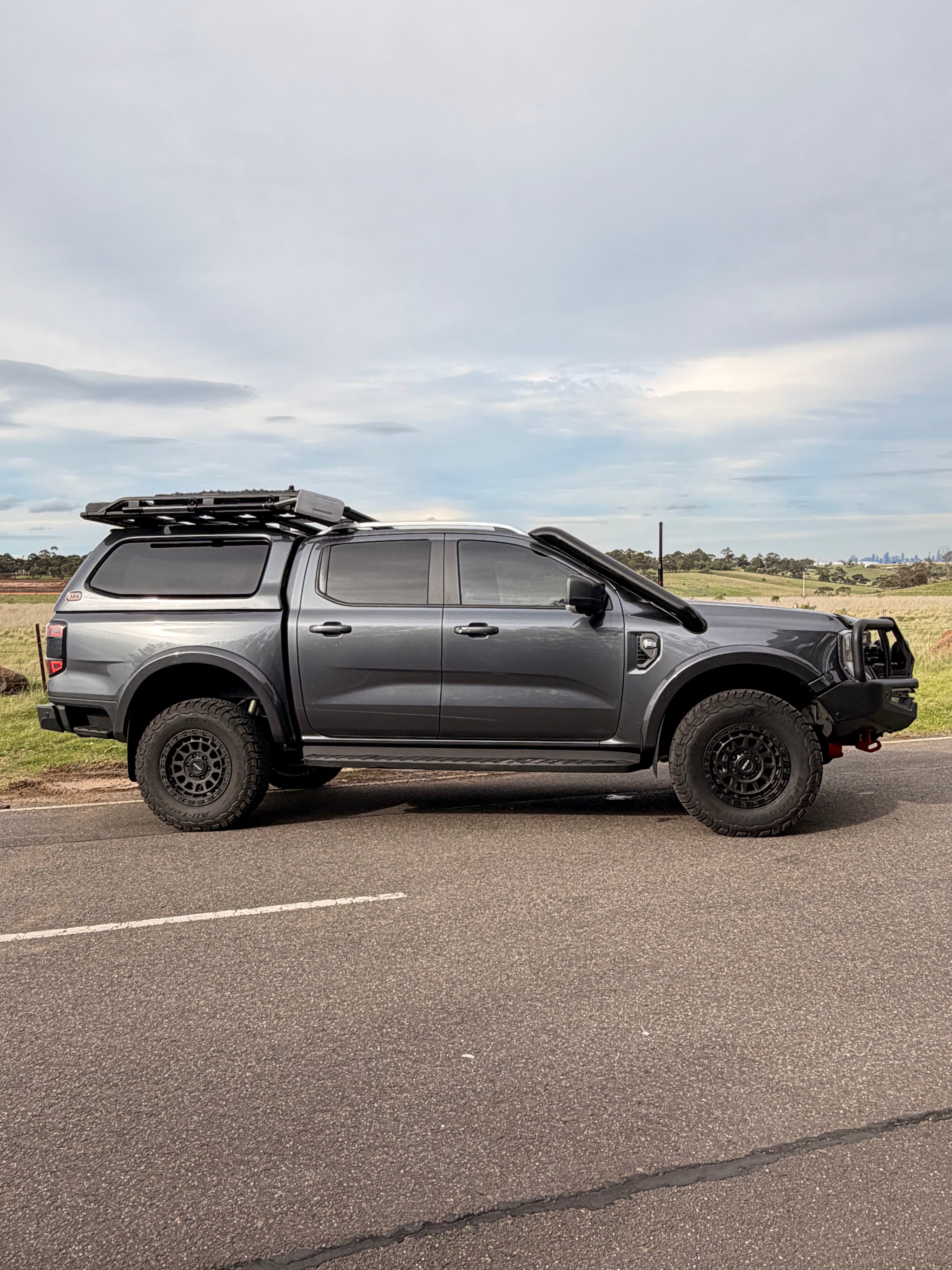Ford Ranger PY Next-Gen stainless snorkel - Canna Fabrication