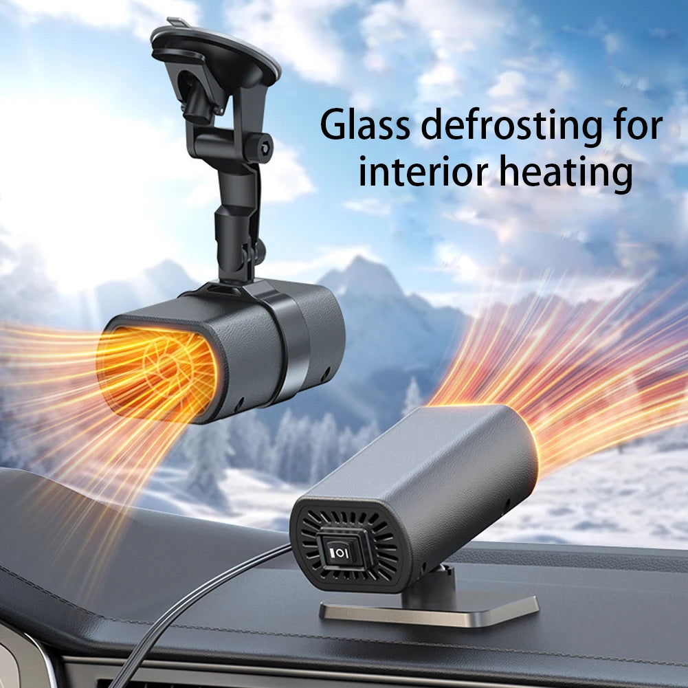 200W/150W Car Heater Fan 12V/24V – Portable Windshield Defogger & Defroster | Fast Heating Anti-Fog Demister for Winter DrivingCar & Automotive Accessories