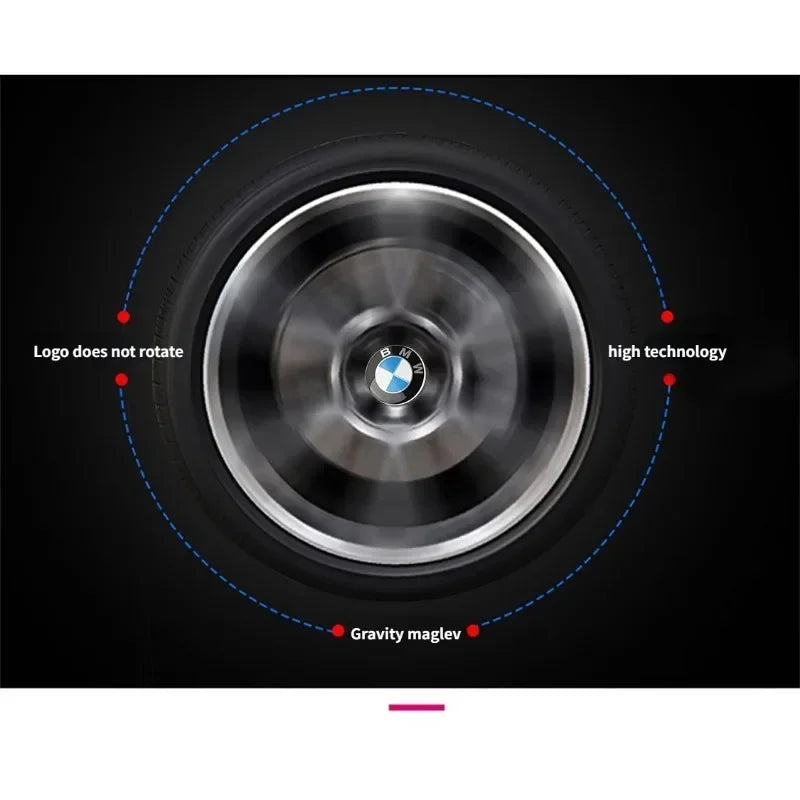 4PCS 56mm 68mm Floating Wheel Center Caps Fit BMW E39 E46 E60 F10 F30 X3 X5 G20