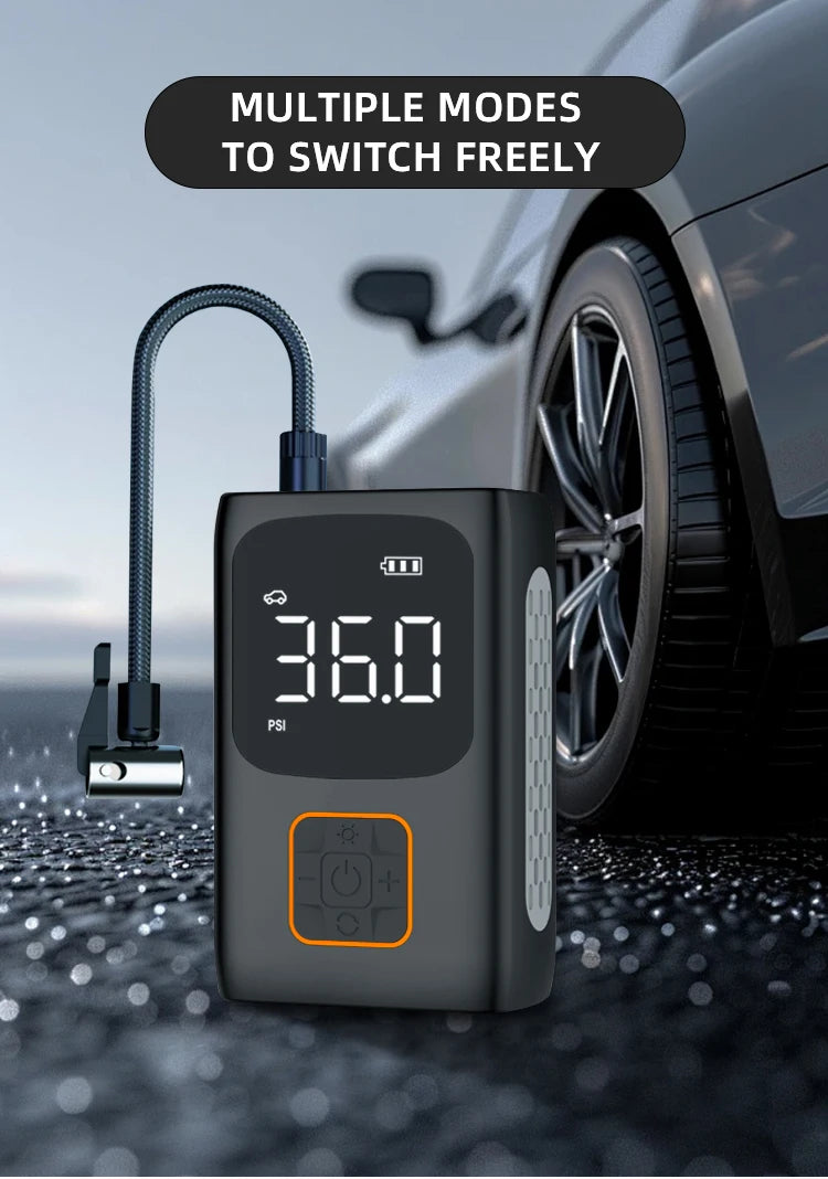 Xiaomi Smart Digital Tire Inflator Mini Air Pump Portable Compressor for Car & Bike