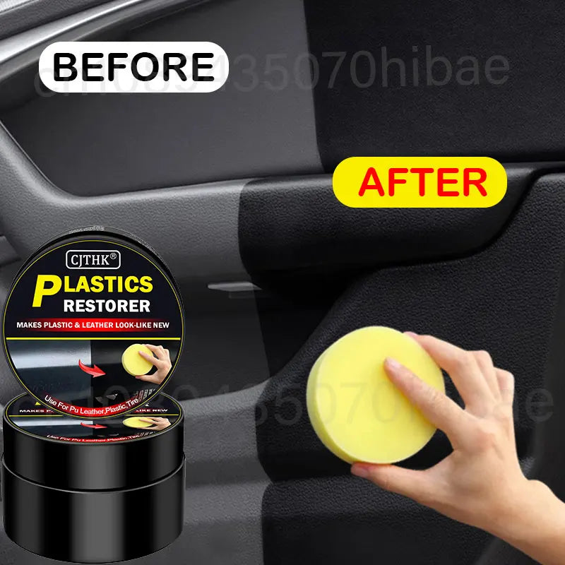 Ultimate Car Plastic & Trim Restorer – Back to Black High-Gloss Finish | Leather, Vinyl & Plastic Polish, Repair & Protection Coating