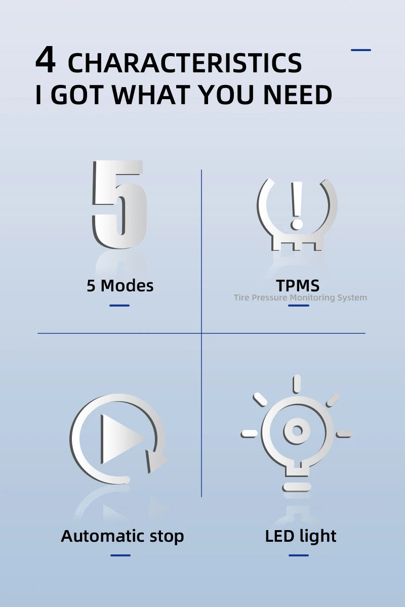 Xiaomi Smart Digital Tire Inflator Mini Air Pump Portable Compressor for Car & Bike