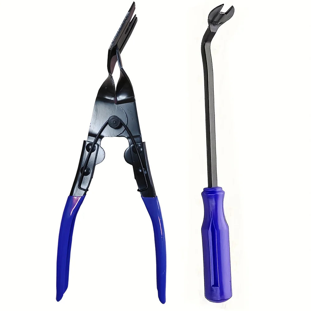 Car Trim Removal Tool Kit – Auto Panel & Fastener Clip Pliers Set for Door, Dash, Upholstery & Push Pins | Automotive Pry & Repair Tool