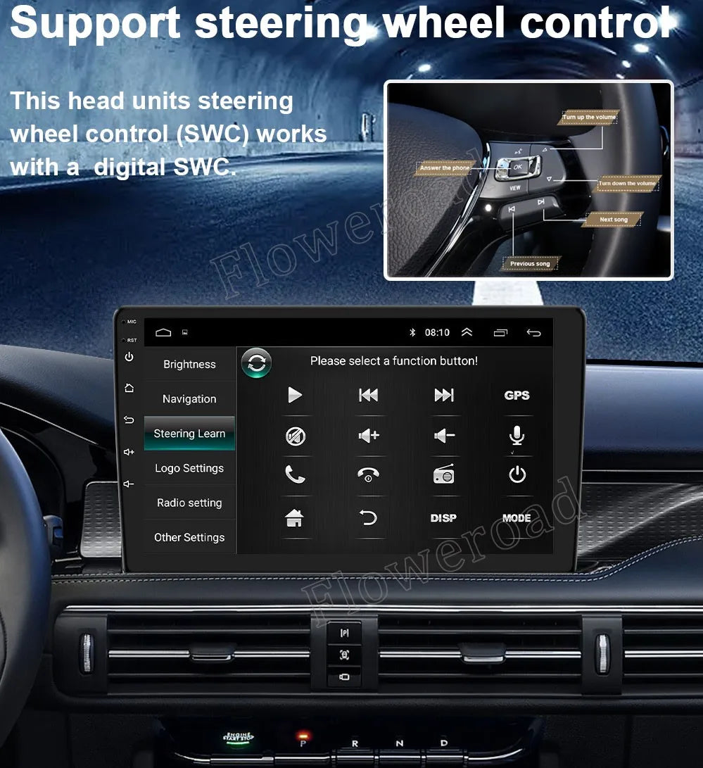 Android 15 Car Stereo GPS Multimedia Player for Toyota Hilux Revo/Vigo IMV (2016–2020) | Wireless CarPlay & Android AutoCar & Automotive Accessories