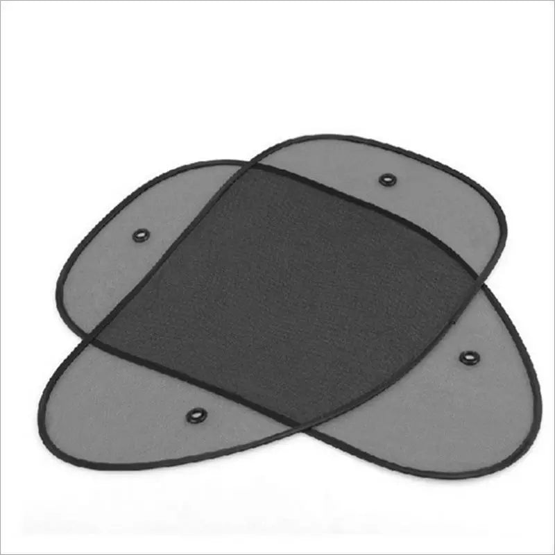 Car Window Sunshade UV Protection Mesh Cover Front Rear Side Curtain Black 1-5PCS