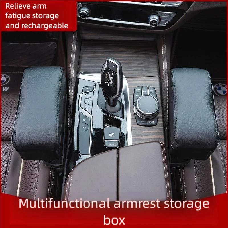 Premium Car Central Handrail Armrest Pad – Soft Lift Armrest Cushion for Comfort