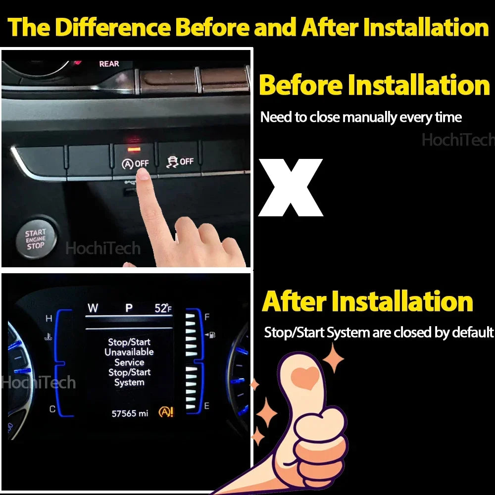 Engine Start Stop Off Eliminator Plug Module for Ford Ranger Raptor 2023 2024 2025 V2