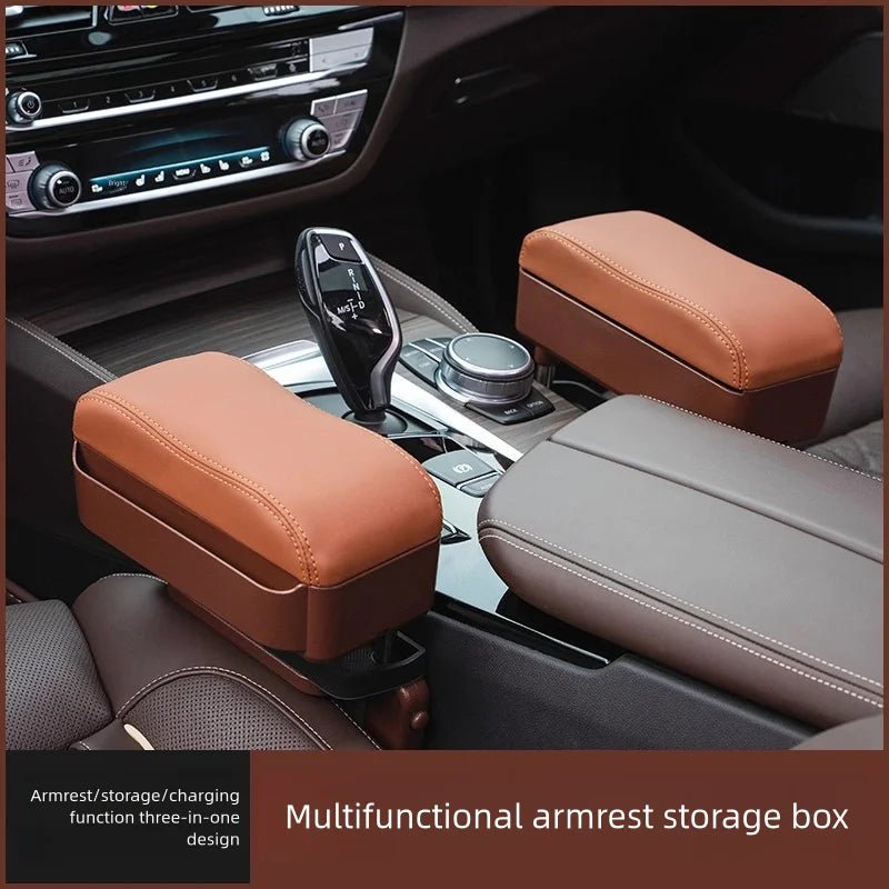 Premium Car Central Handrail Armrest Pad – Soft Lift Armrest Cushion for Comfort