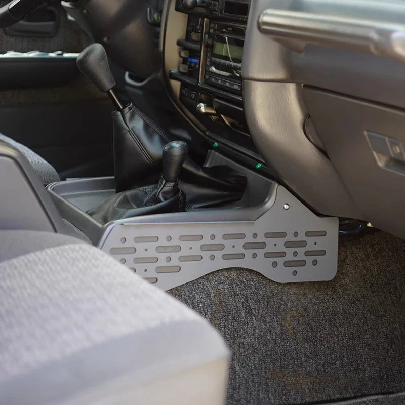 Center Console Organizer Tray for Toyota Land Cruiser LC80 – Interior Storage Box Insert, Central Console Modification Accessory