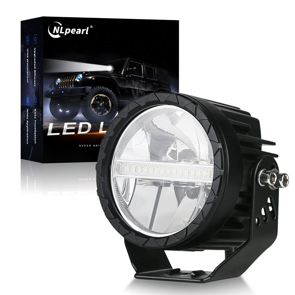 4 Inch NLpearl LED Work Light Bar Off Road Spot Beam Lamp for Car Truck ATV 4x4
