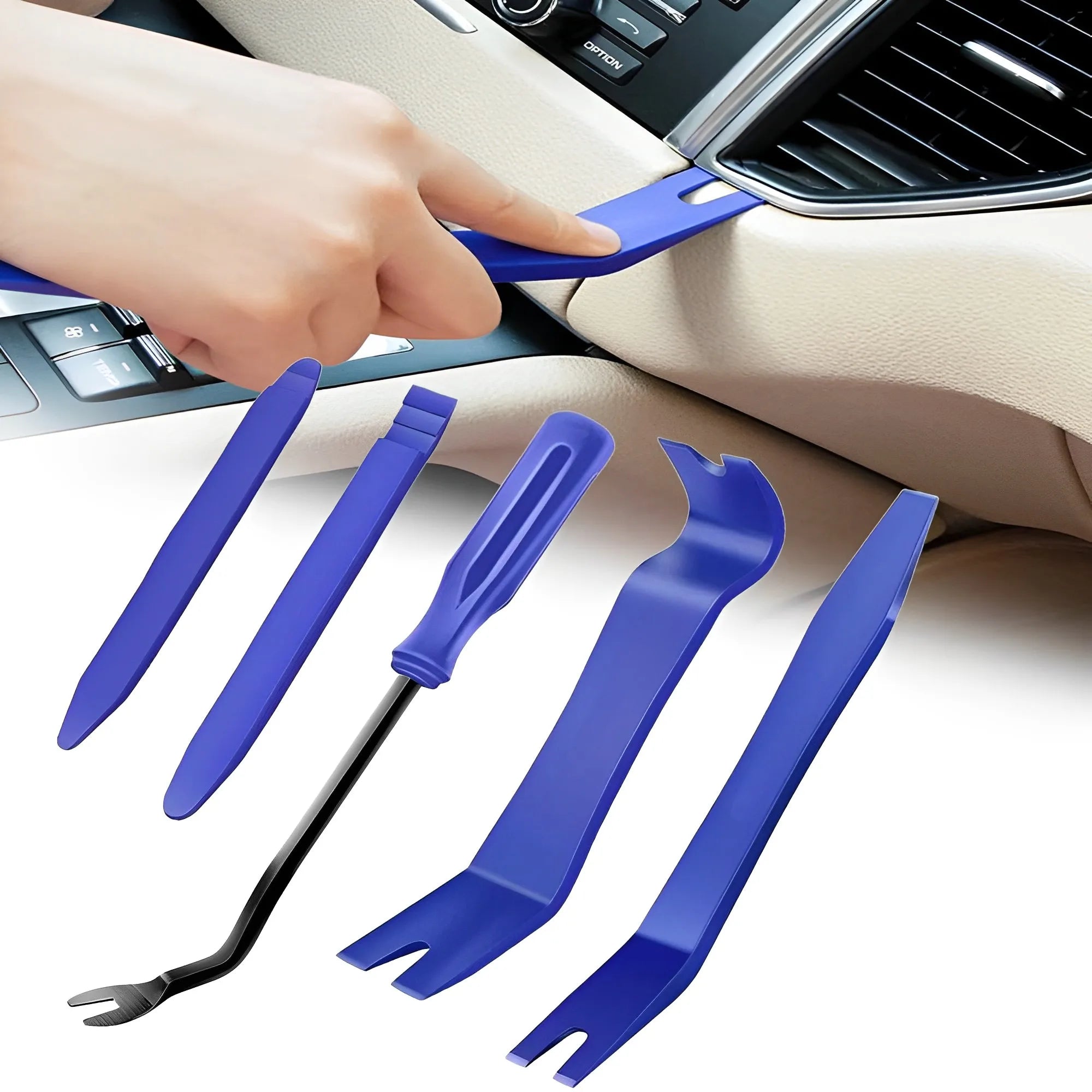 Car Hand Tool Set – Professional Car Disassembly & Interior Trim Removal Kit for Stereo, DVD, Dashboard & Plastic Panel Repair