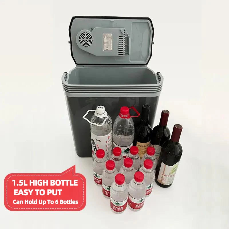 25L Car Refrigerator Cooler Warmer 12V 220V Mini Fridge for Truck RV Camping Travel