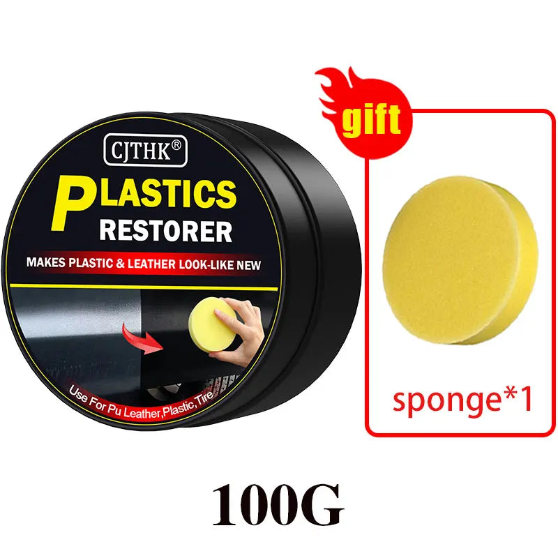 Ultimate Car Plastic & Trim Restorer – Back to Black High-Gloss Finish | Leather, Vinyl & Plastic Polish, Repair & Protection Coating