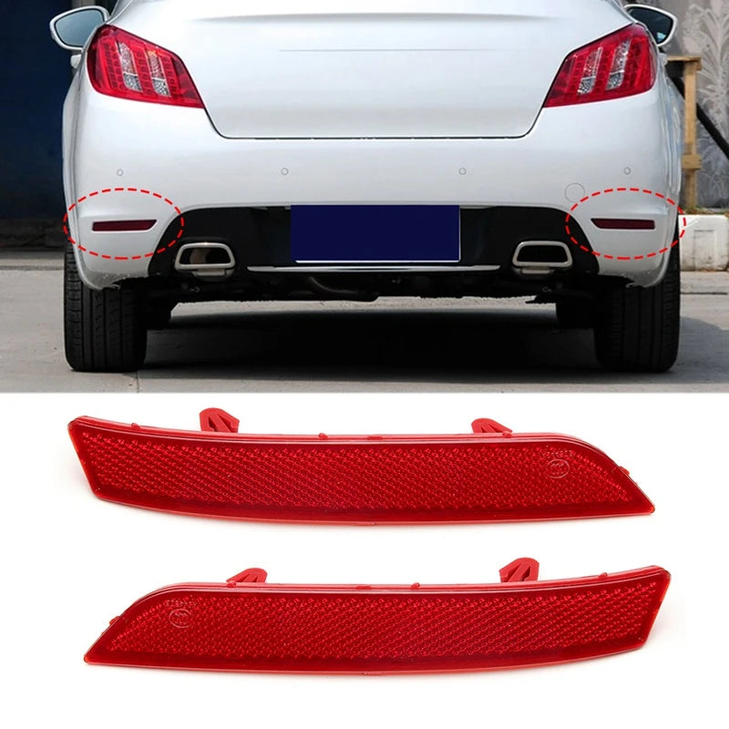 Rear Bumper Reflector Light Bar for Peugeot 508 (2010–2014) – Rear Warning Lamp Replacement