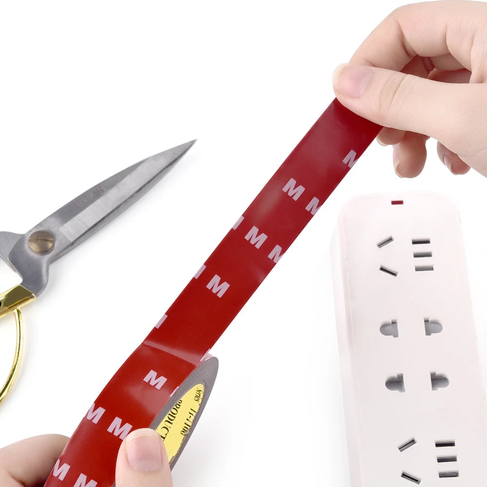 3M Strong Double-Sided Automotive Adhesive Tape – High Viscosity, Heat-Resistant, 3 Meters Long