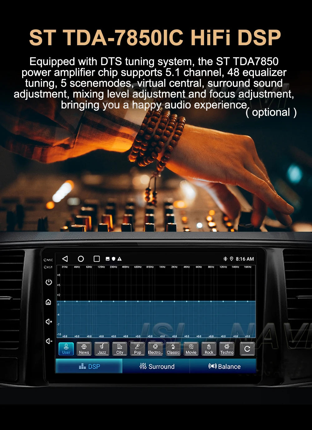 Android 15 Car Stereo GPS Multimedia Player for Toyota Hilux Revo/Vigo IMV (2016–2020) | Wireless CarPlay & Android AutoCar & Automotive Accessories
