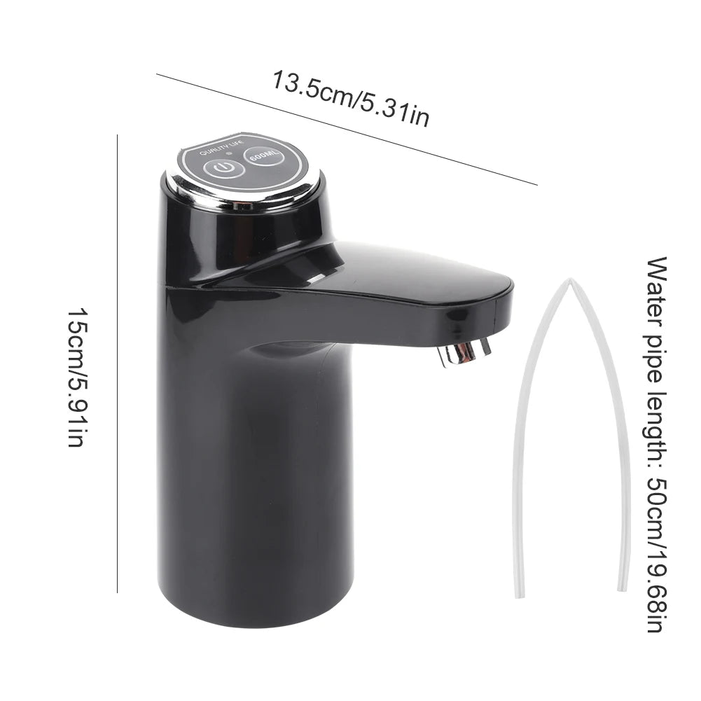 Portable USB Rechargeable Electric Water Pump – One-Key Auto Dispense for Outdoor CampingOutdoor & Camping Gear