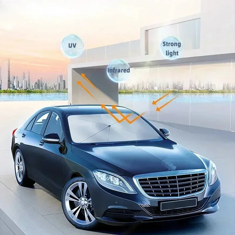 Universal Car Sunshade Foldable Windshield Cover Front & Side Window UV Protection Reflector