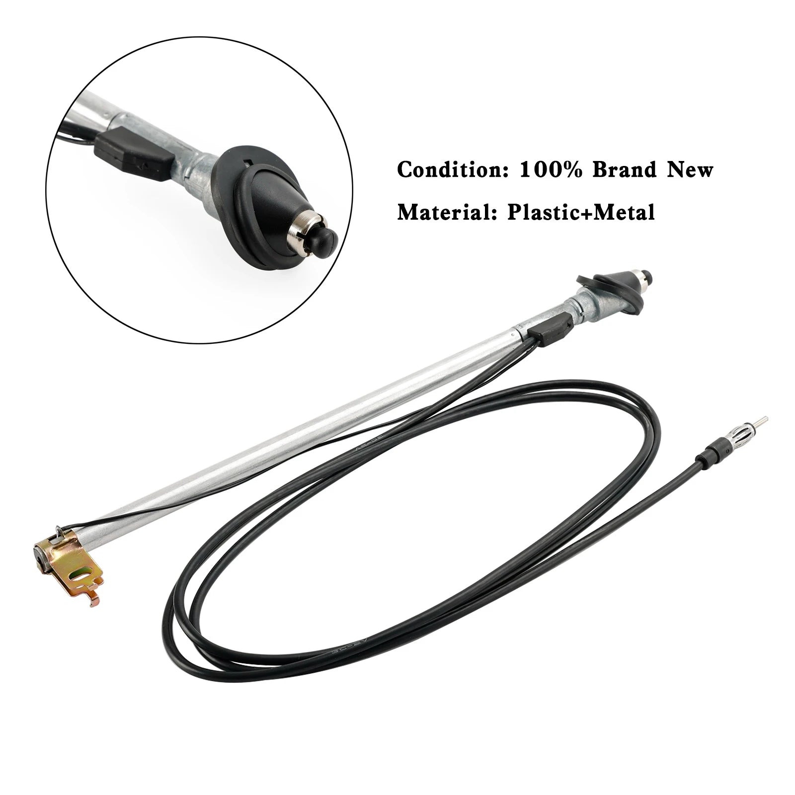 Artudatech Manual Lock-Down Antenna for Toyota Land Cruiser 80 Series (HDJ80, HZJ80, FZJ80) – Durable Off-Road Radio Antenna