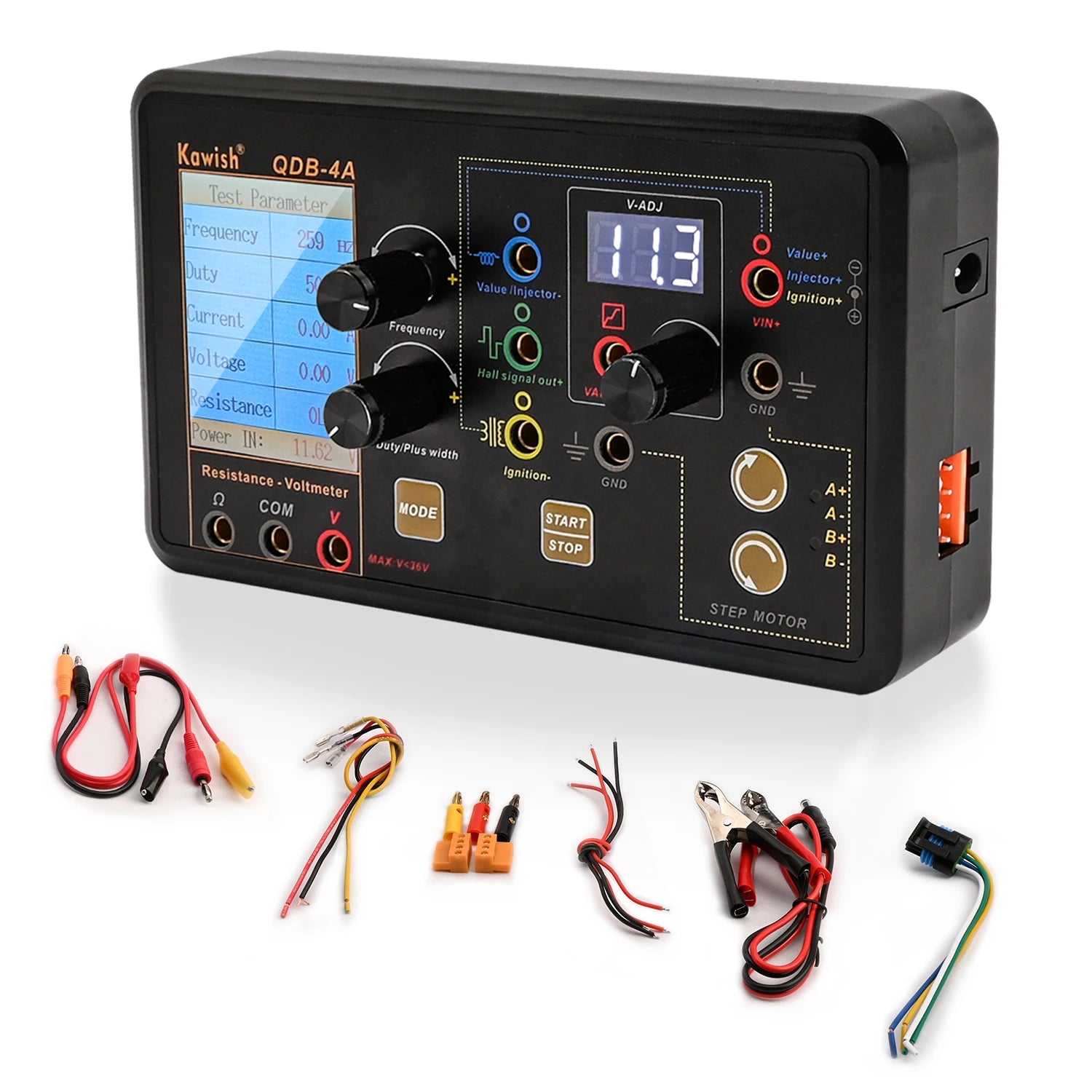 2025 Auto Ignition Coil Tester Injector Solenoid Valve Stepper Motor Fault Detector
