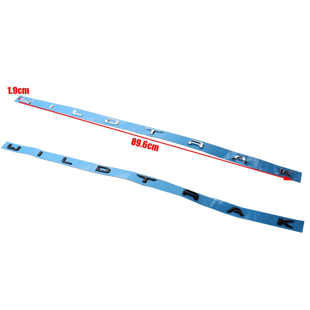 WILDTRAK 3D ABS Car Logo Hood Fender Sticker Rear Trunk Emblem Decal Everest FUT