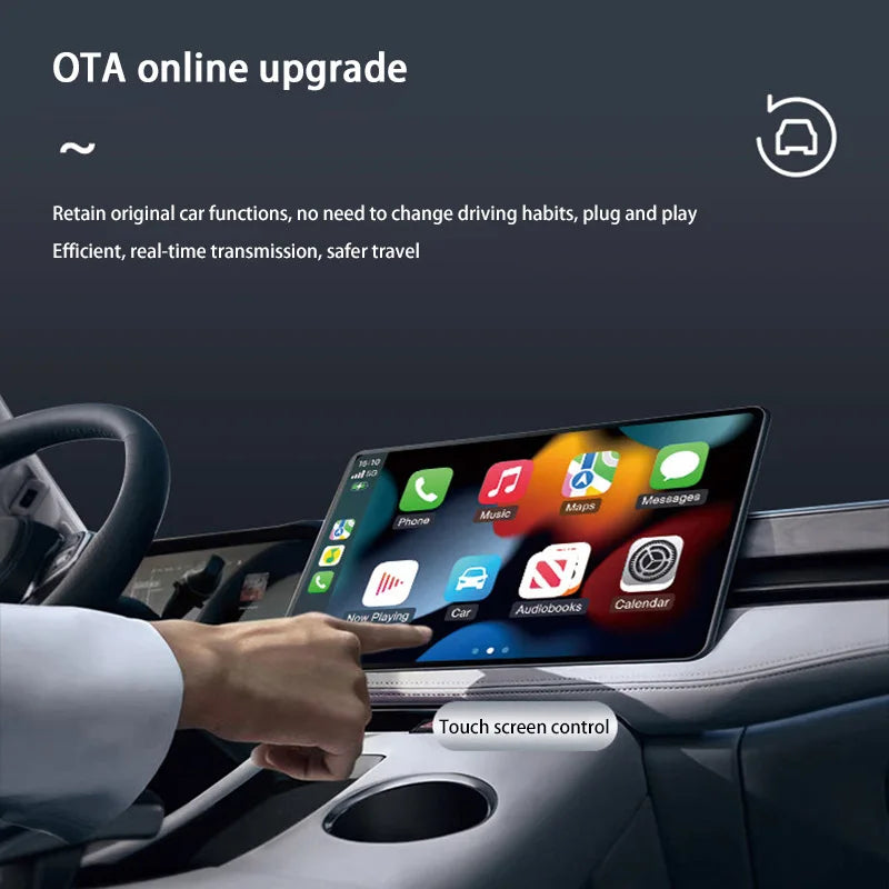 Xiaomi 2-in-1 Wireless Android Auto Adapter CarPlay Dongle AI Smart Box for Wired Cars