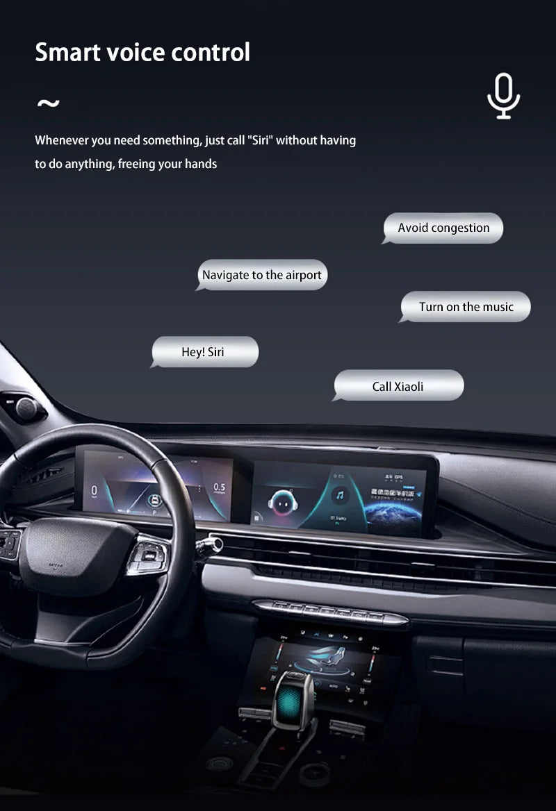Xiaomi 2-in-1 Wireless Android Auto Adapter CarPlay Dongle AI Smart Box for Wired Cars