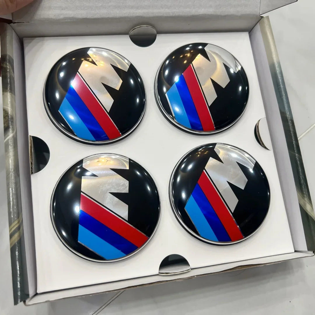 4PCS 56mm 68mm Floating Wheel Center Caps Fit BMW E39 E46 E60 F10 F30 X3 X5 G20