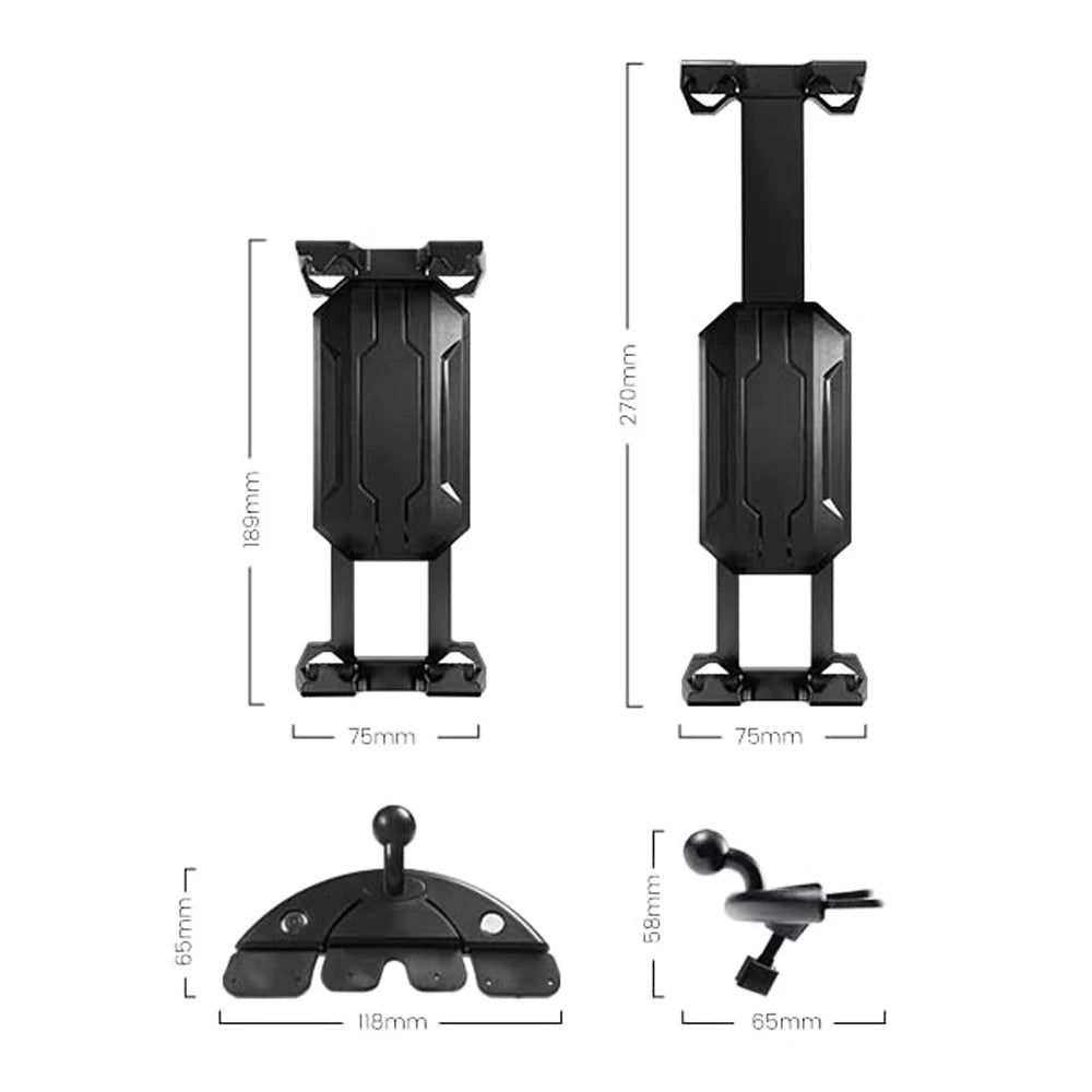 Universal Car Tablet Phone Holder CD Slot Mount Bracket for iPad iPhone Samsung 4-14"Car & Automotive Accessories