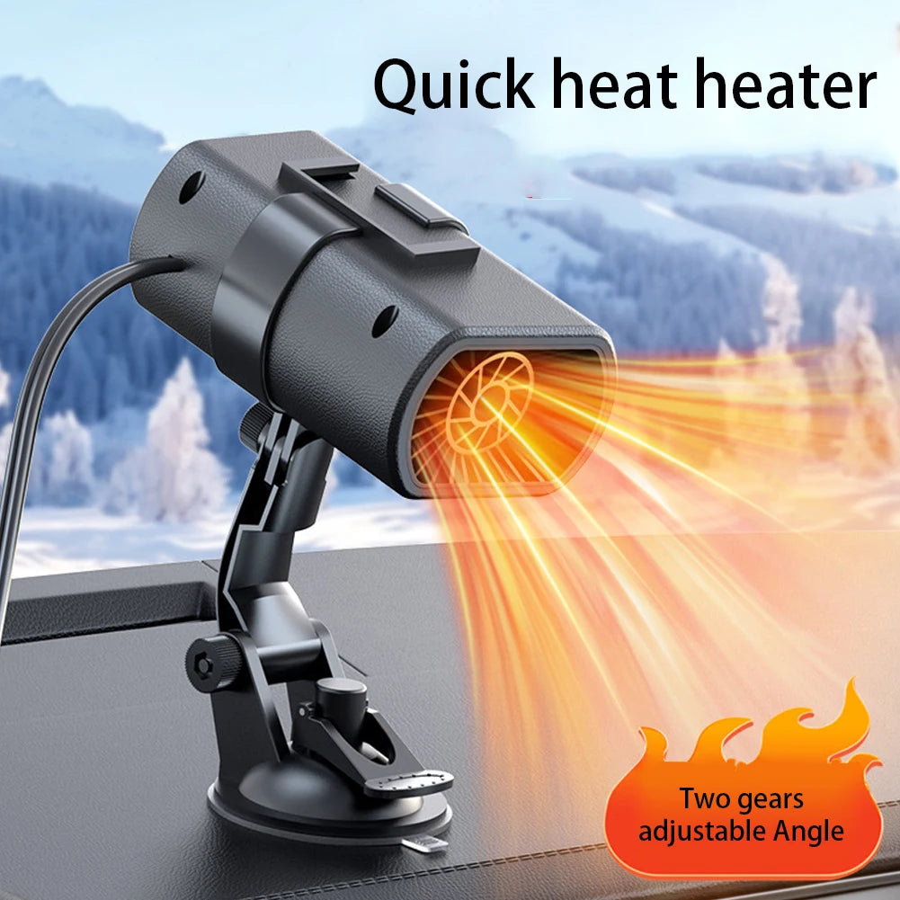 200W/150W Car Heater Fan 12V/24V – Portable Windshield Defogger & Defroster | Fast Heating Anti-Fog Demister for Winter DrivingCar & Automotive Accessories