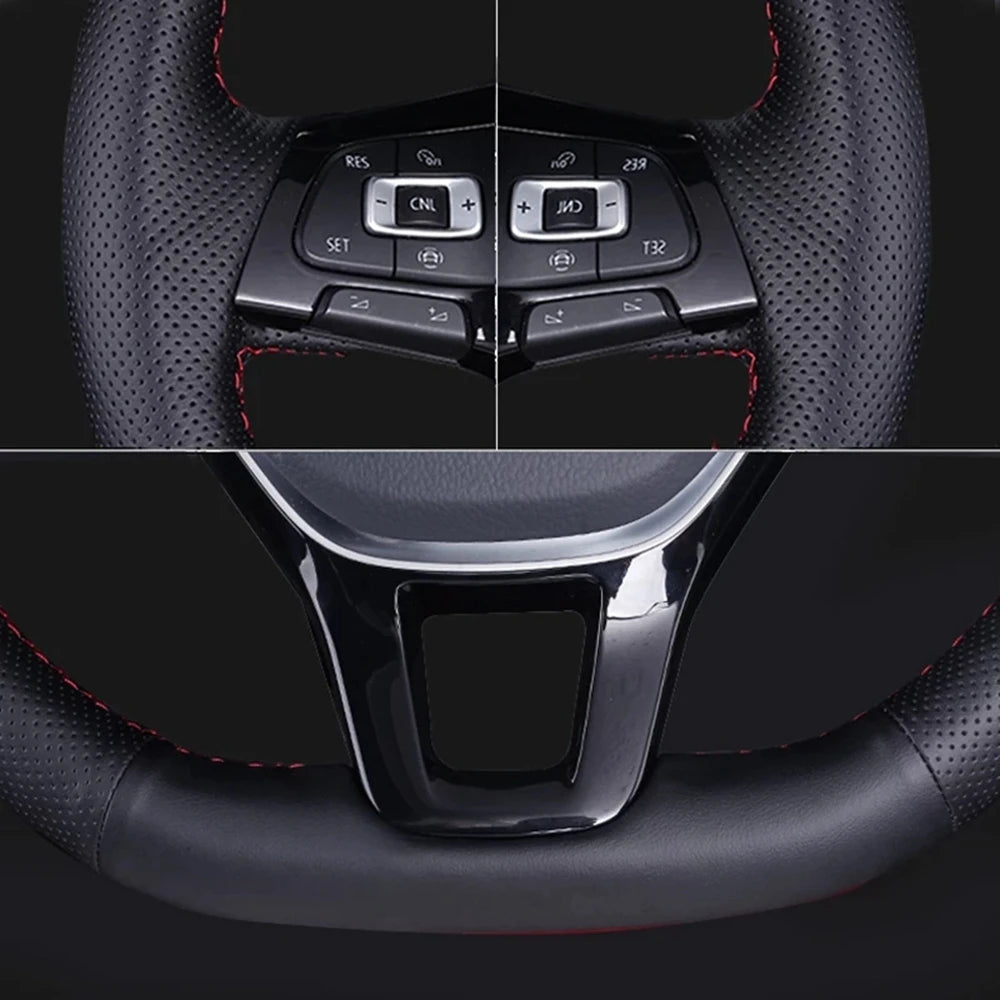 DIY Leather Steering Wheel Cover for Toyota Prado 2010-2014 & 4Runner