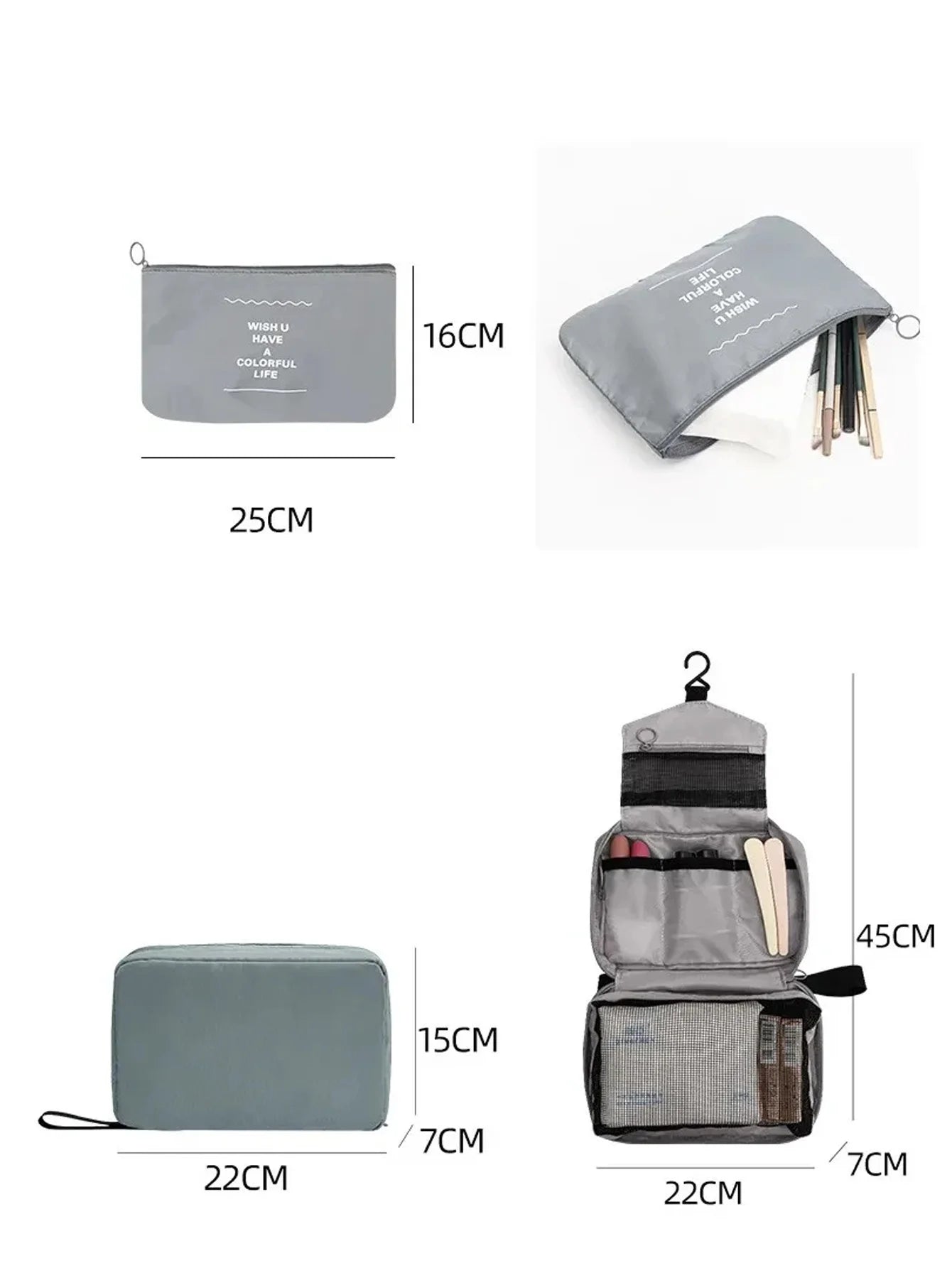 Travel Organizer Storage Bags – 7/8/9/10 Pc Packing Cubes Set for Suitcase Luggage