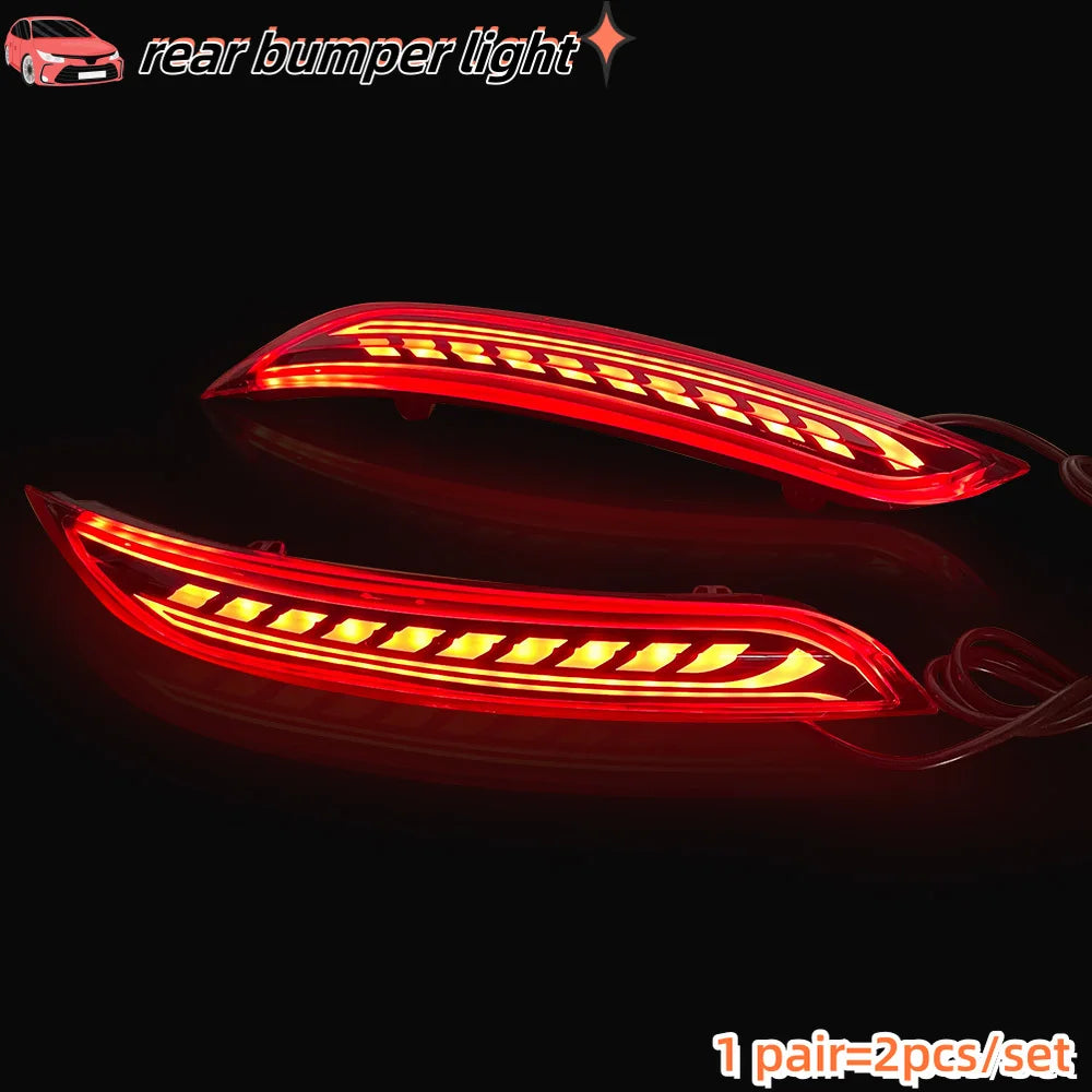 Rear Bumper Tail Brake Light Turn Signal Lamp Fit For VW Polo 2014-2018 3-in-1