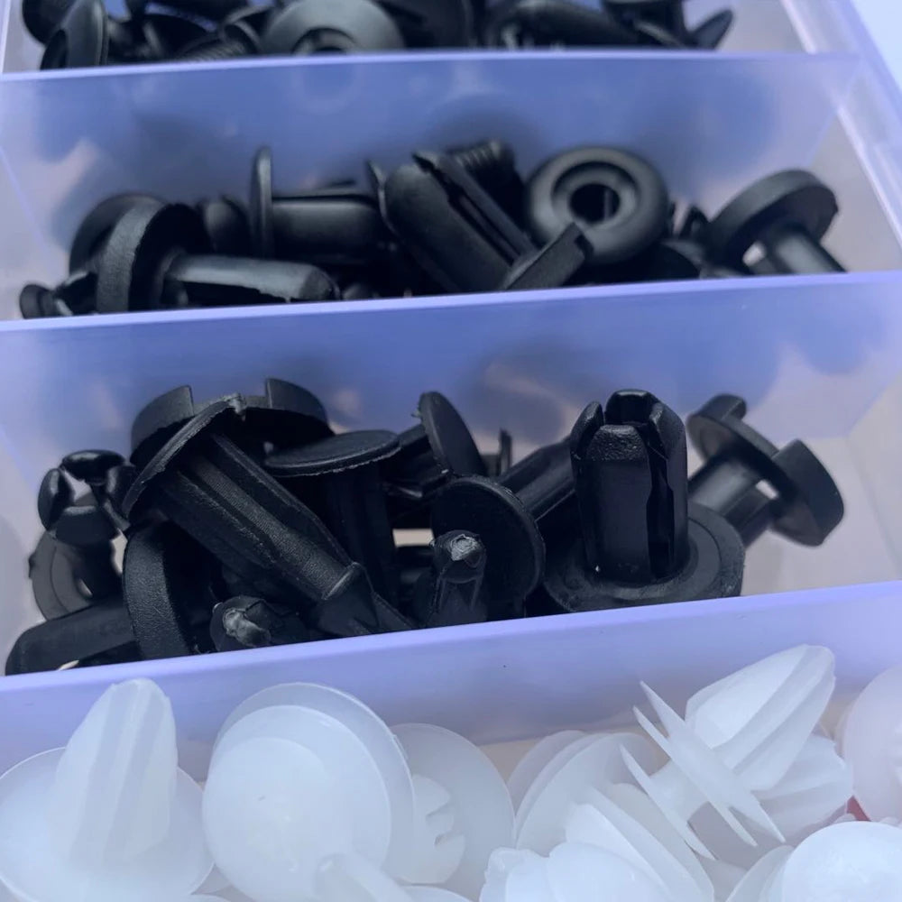 Universal Car Clips & Fasteners Kit – Retainer Pins, Rivets, Trim Panel Clips